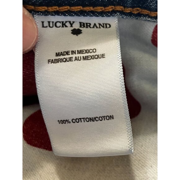 Lucky Brand Mens Vintage Y2K 221 Original Straight Jeans Size 34x30 Blue AN EXC - Picture 8 of 12